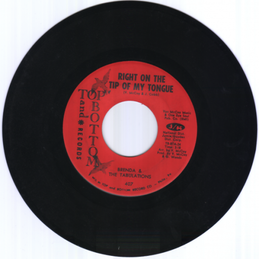 Unplayed- "Right on the Tip of My Tongue" b/w "Always & Forever"